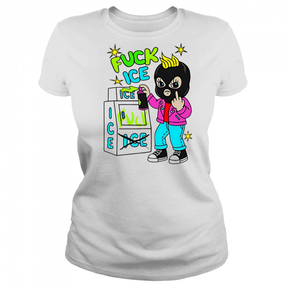 Fuck Ice box game cartoon shirt Women's T-shirt