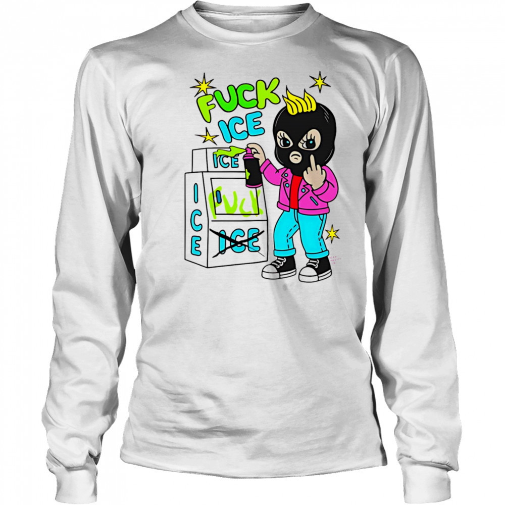 Fuck Ice box game cartoon shirt Long Sleeved