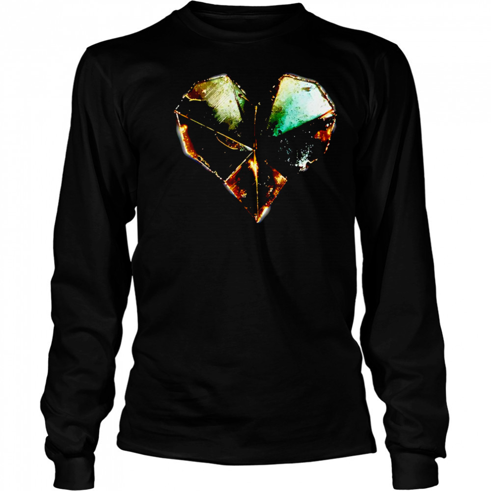 Glowing heart shirt Long Sleeved