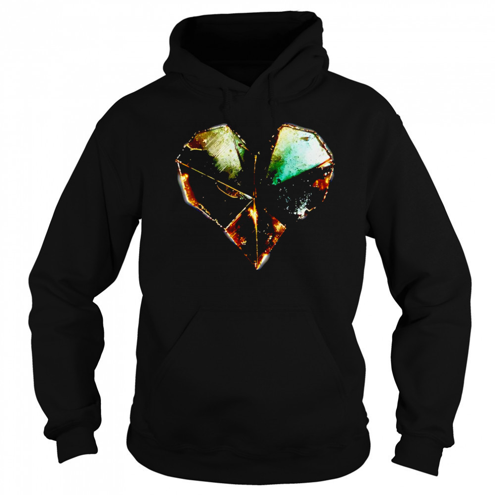 Glowing heart shirt Hoodie