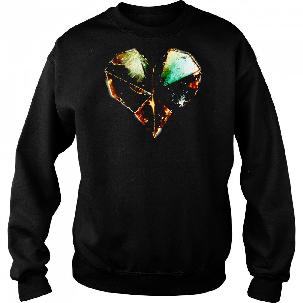 Glowing heart shirt Sweatshirt