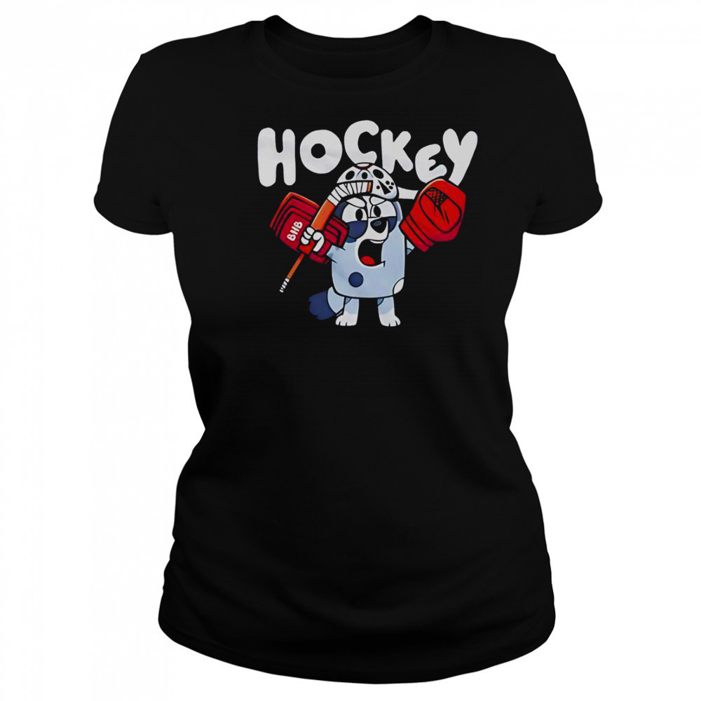 Hockey Bluey Cartoon T-Shirt Women's T-shirt