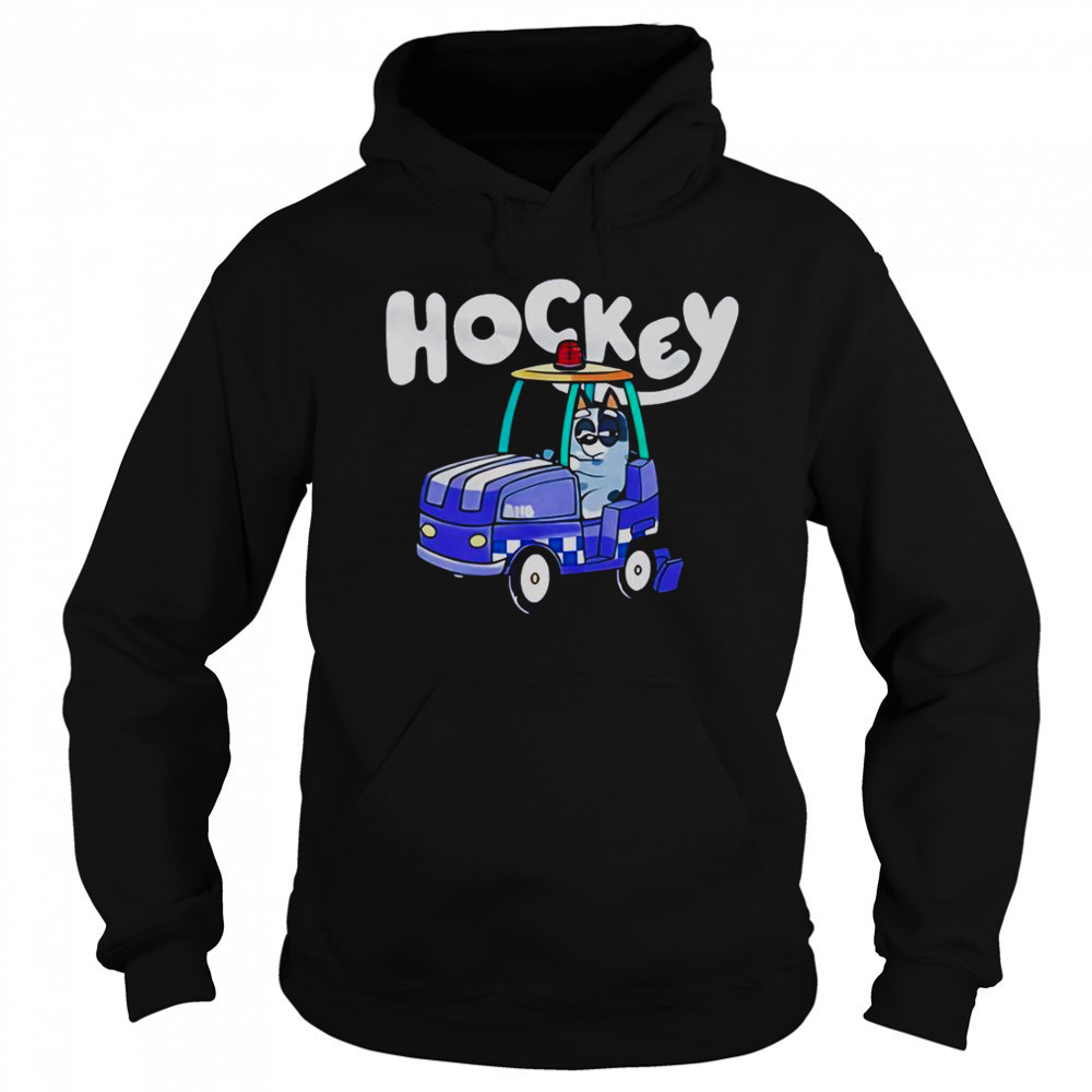 Hockey Bluey Go By Car T-Shirt Hoodie