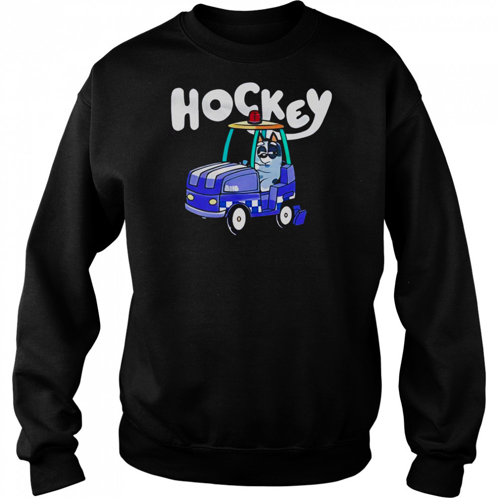 Hockey Bluey Go By Car T-Shirt Sweatshirt
