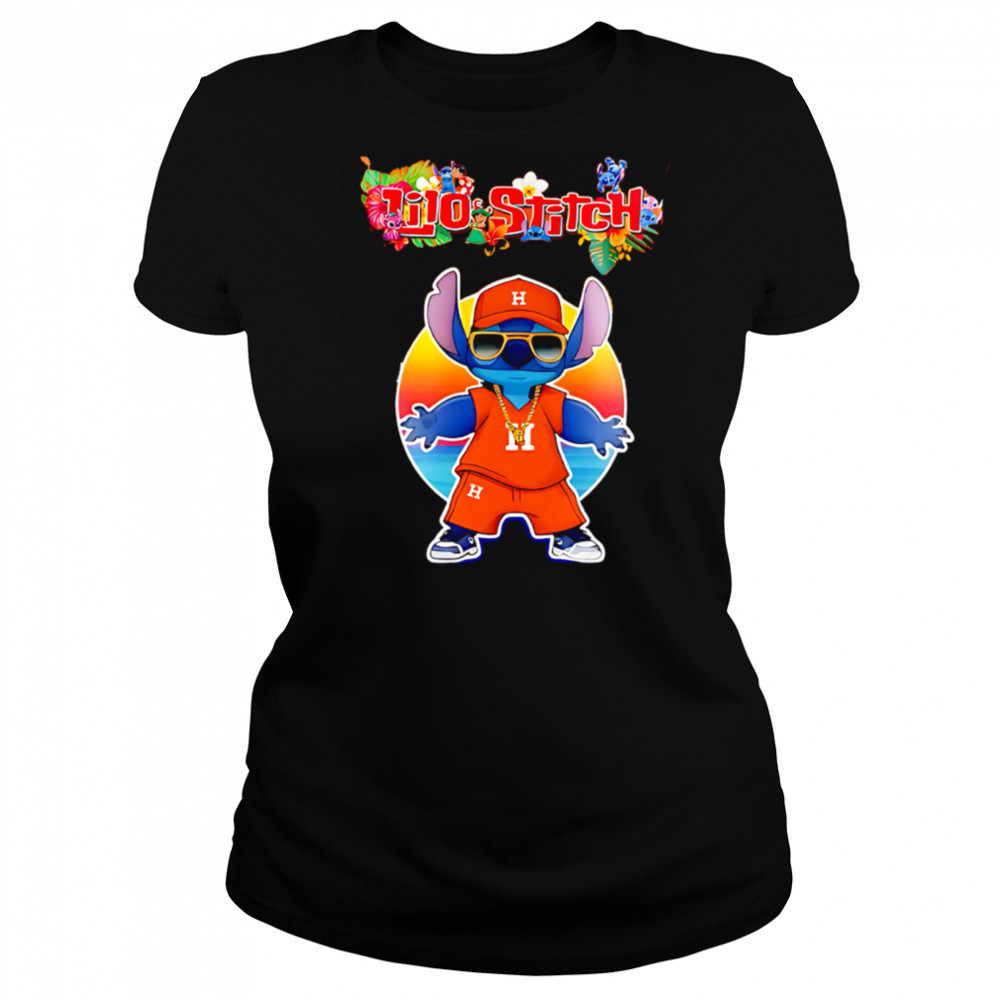 Houston Astros x Lilo and Stitch Baseball shirt Women's T-shirt