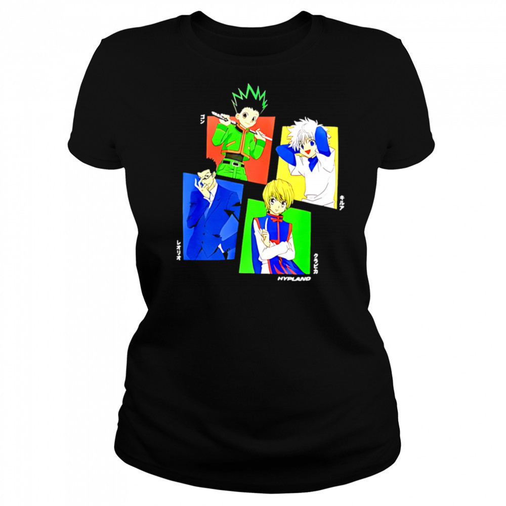 Hunter hunter gon leorio kurapika zoldyck shirt Women's T-shirt