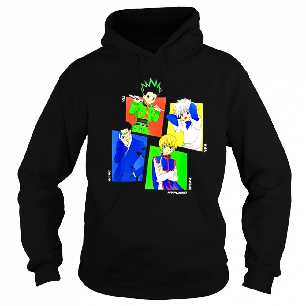 Hunter hunter gon leorio kurapika zoldyck shirt Hoodie