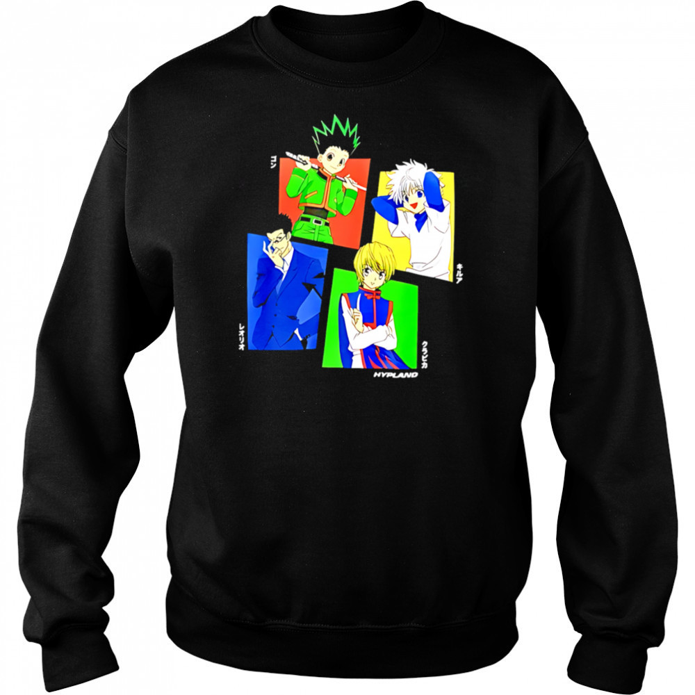 Hunter hunter gon leorio kurapika zoldyck shirt Sweatshirt
