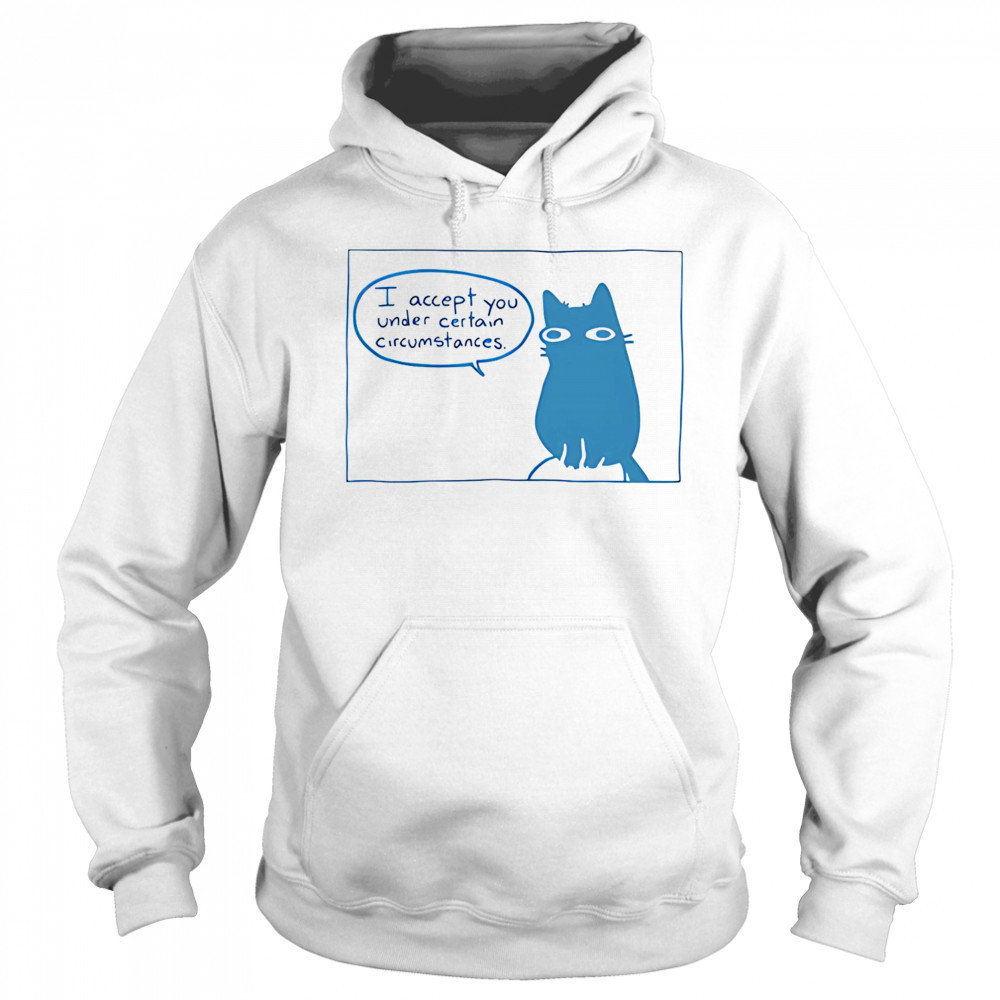I Accept You Under Certain Circumstances shirt Hoodie