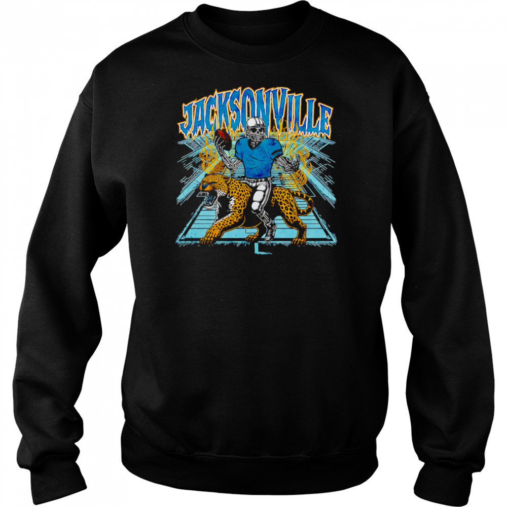Jacksonville Football Skeleton graphic shirt Sweatshirt