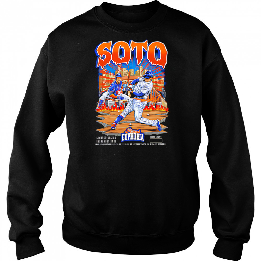 Juan Soto New York Mets stadium burning shirt Sweatshirt