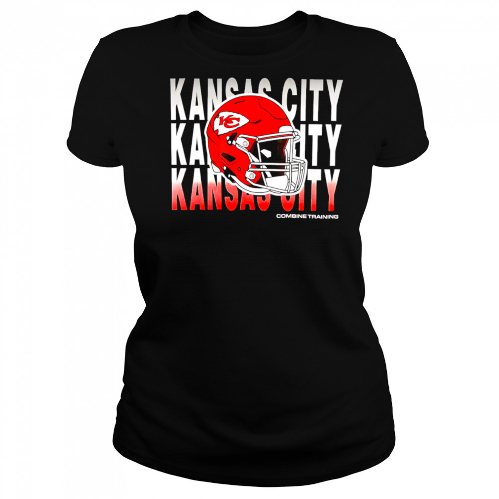 Kansas City Chiefs repeat helmet combine training 2025 shirt Women's T-shirt