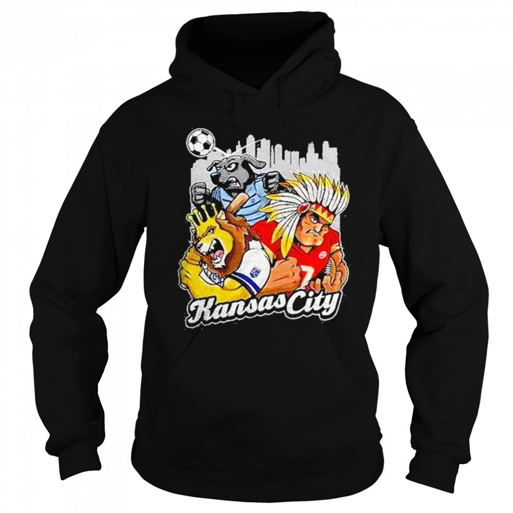 Kansas City Sports Team Mascot Shirt Hoodie