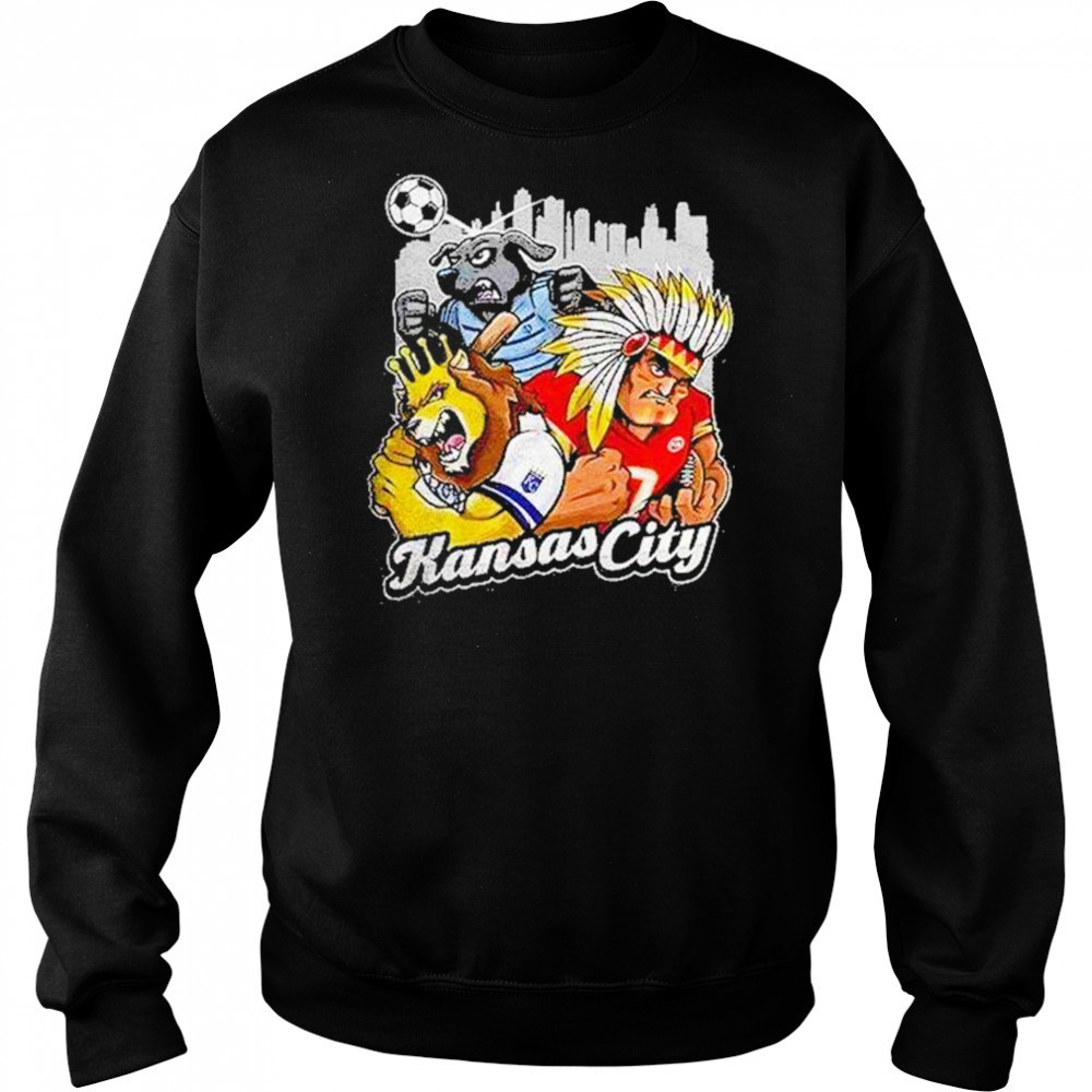 Kansas City Sports Team Mascot Shirt Sweatshirt