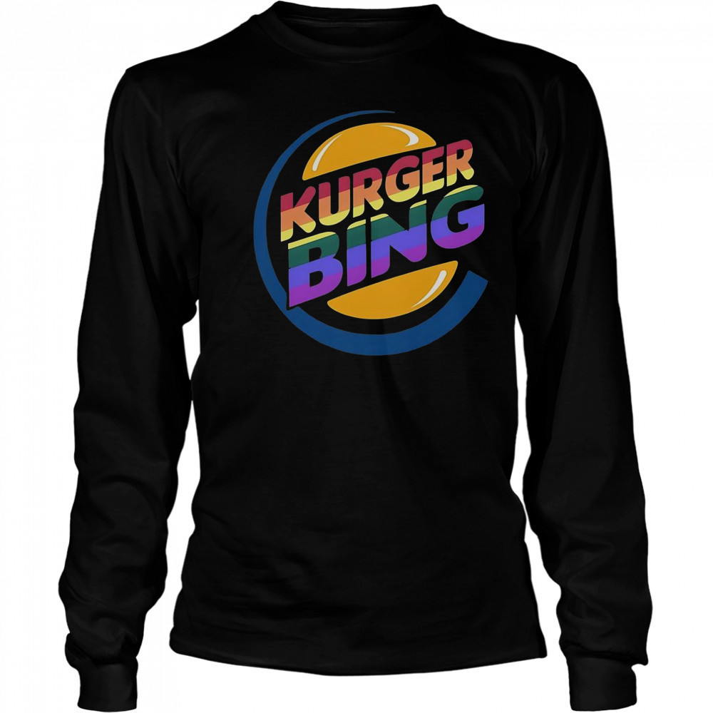 Kurger Bing LGBTQ Logo T-Shirt Long Sleeved