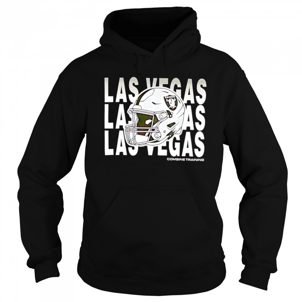 Las Vegas Raiders repeat helmet combine training 2025 shirt Hoodie