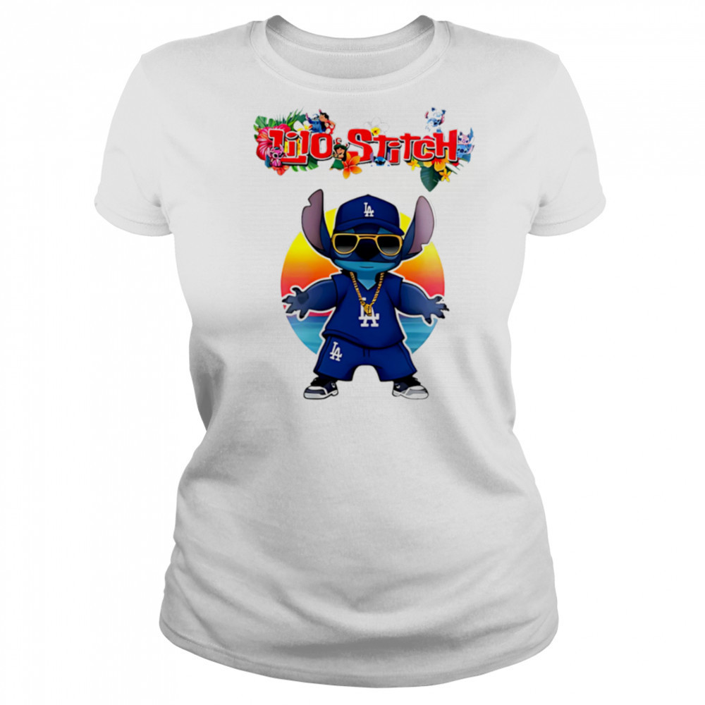 Los Angeles Dodgers x Lilo and Stitch Baseball shirt Women's T-shirt