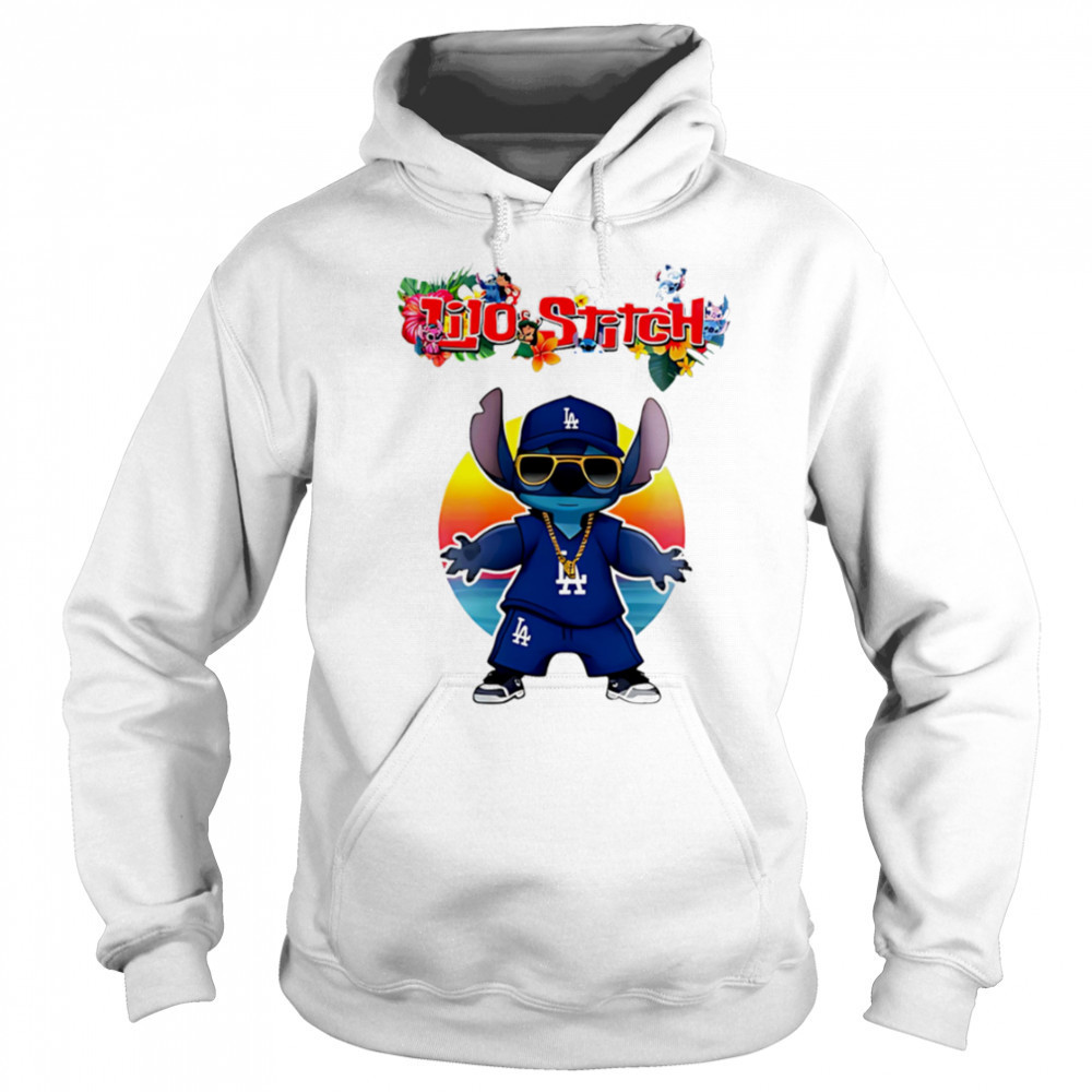 Los Angeles Dodgers x Lilo and Stitch Baseball shirt Hoodie