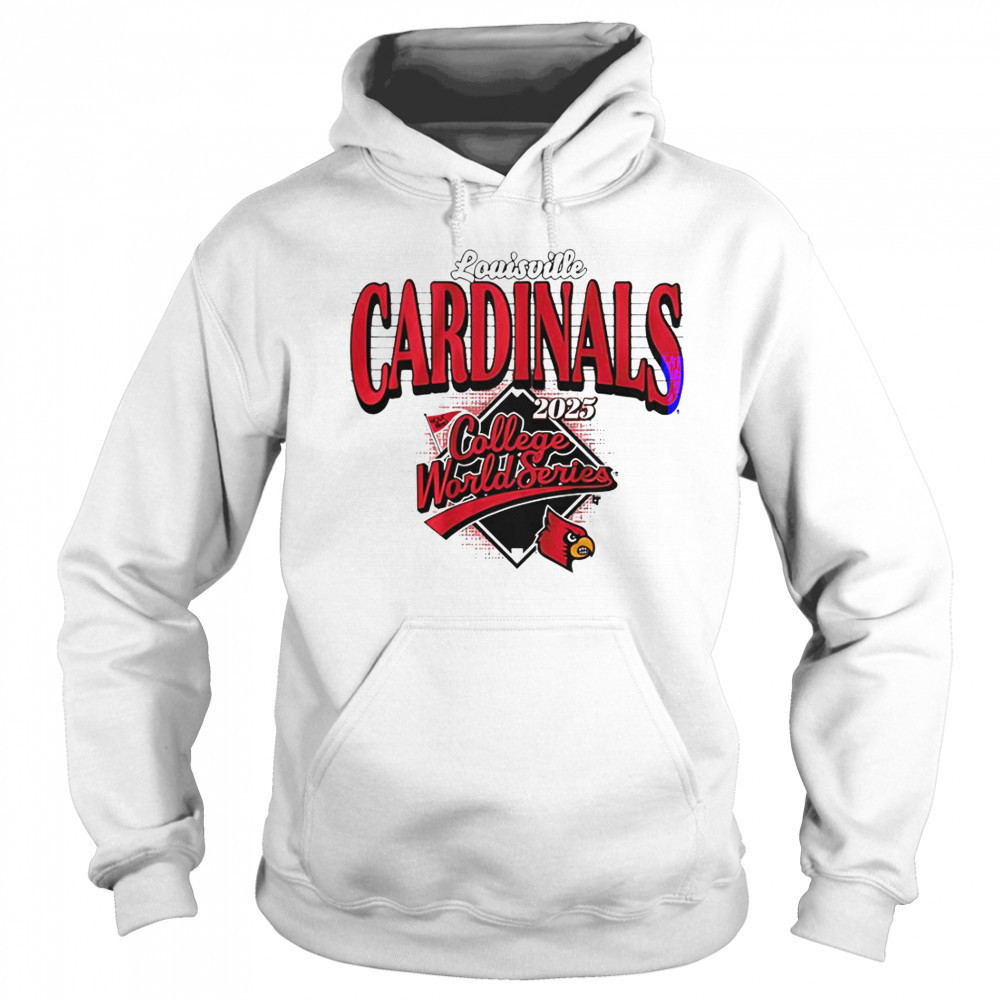 Louisville Baseball 2025 College World Series T-Shirt Hoodie