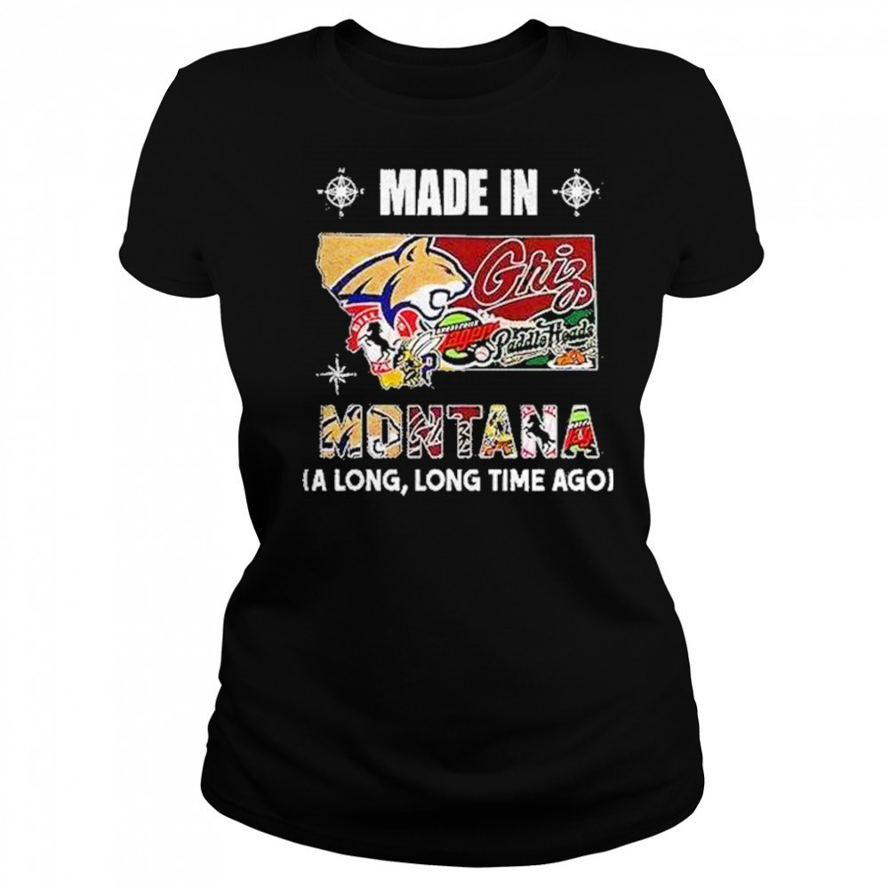 Made In Montana Sports Team A Long Long Time Ago Map Logo Shirt Women's T-shirt