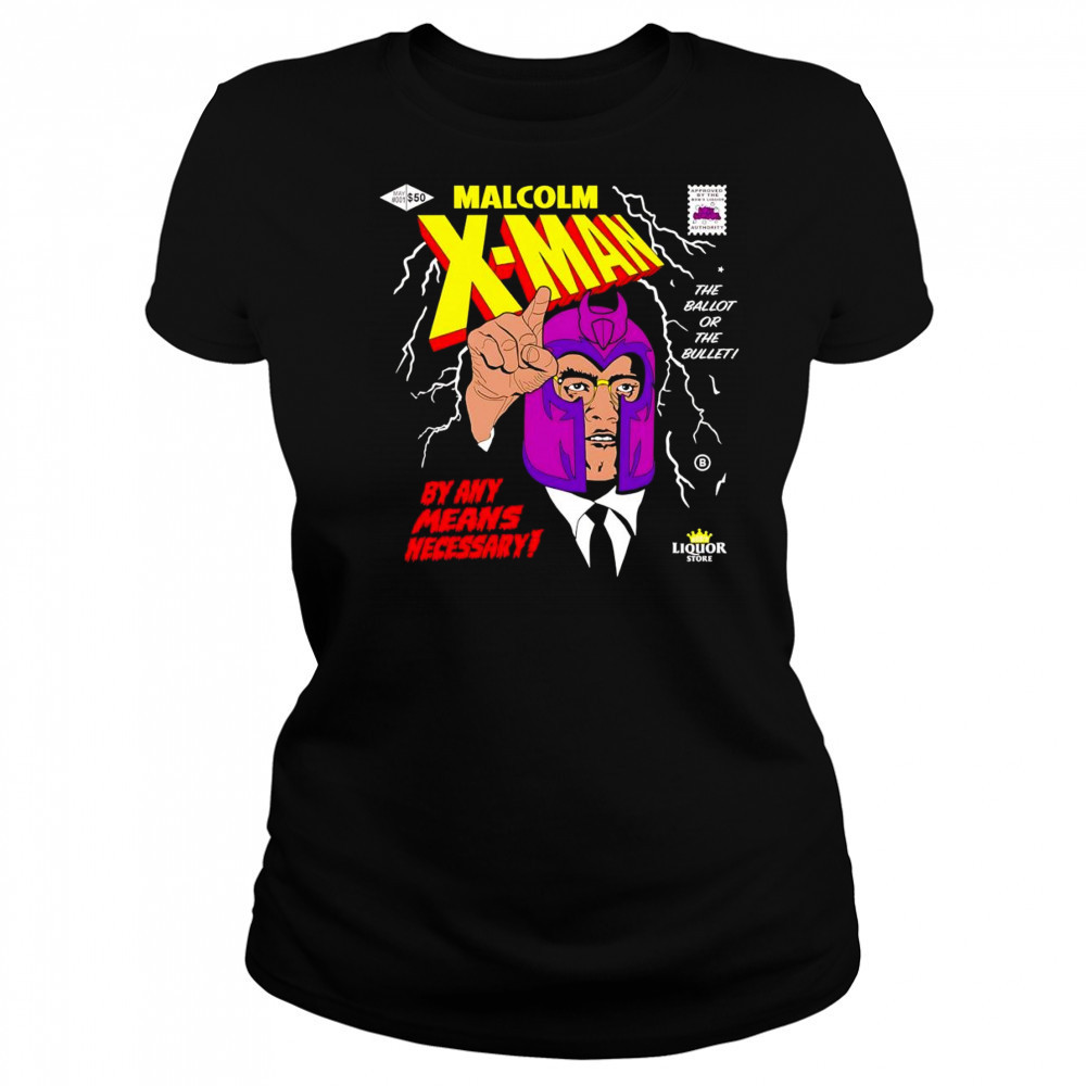 Malcolm X-man by any means necessary shirt Women's T-shirt