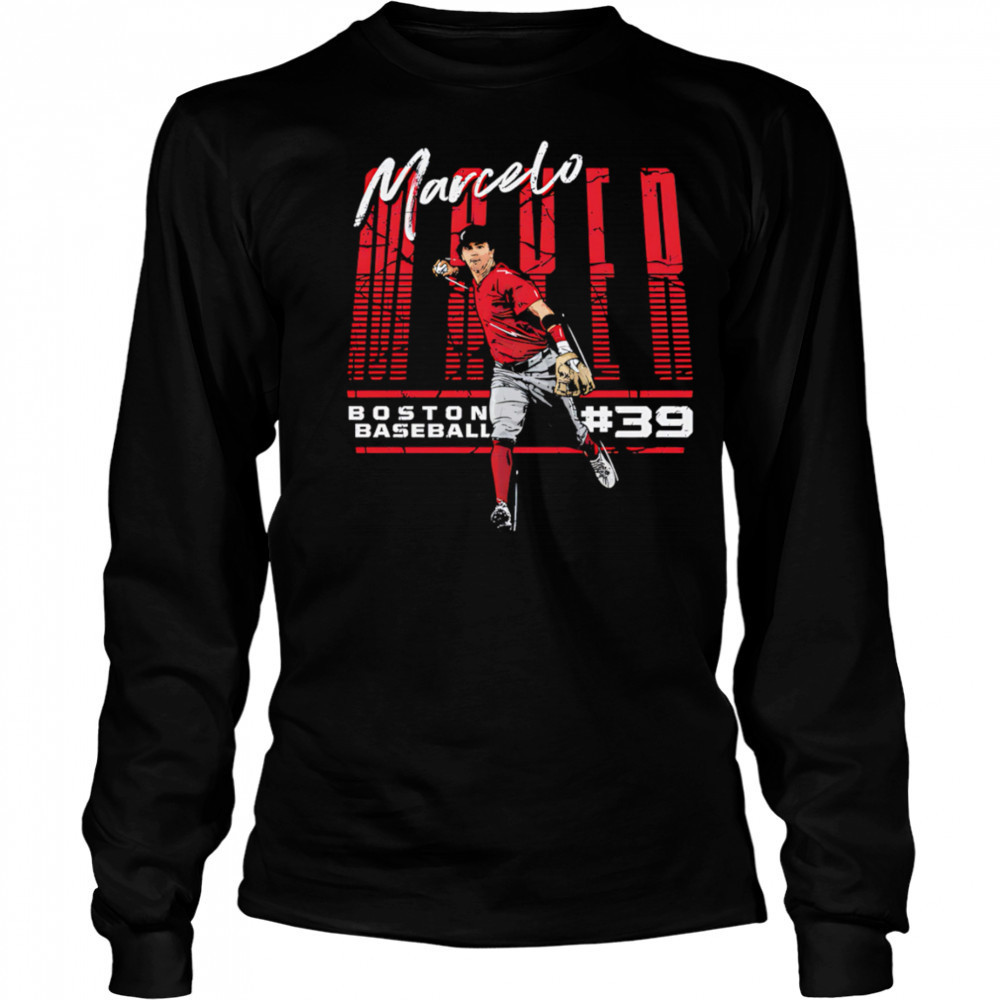 Marcelo Mayer Boston Throw baseball shirt Long Sleeved