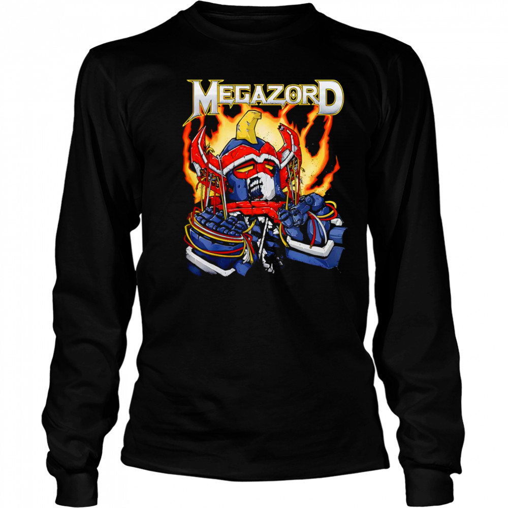 Megazord Mega Robot shirt Long Sleeved