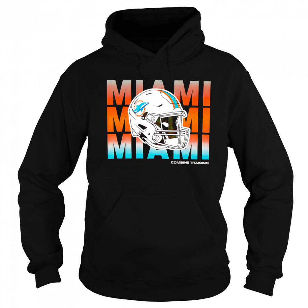 Miami Dolphins repeat helmet combine training 2025 shirt Hoodie