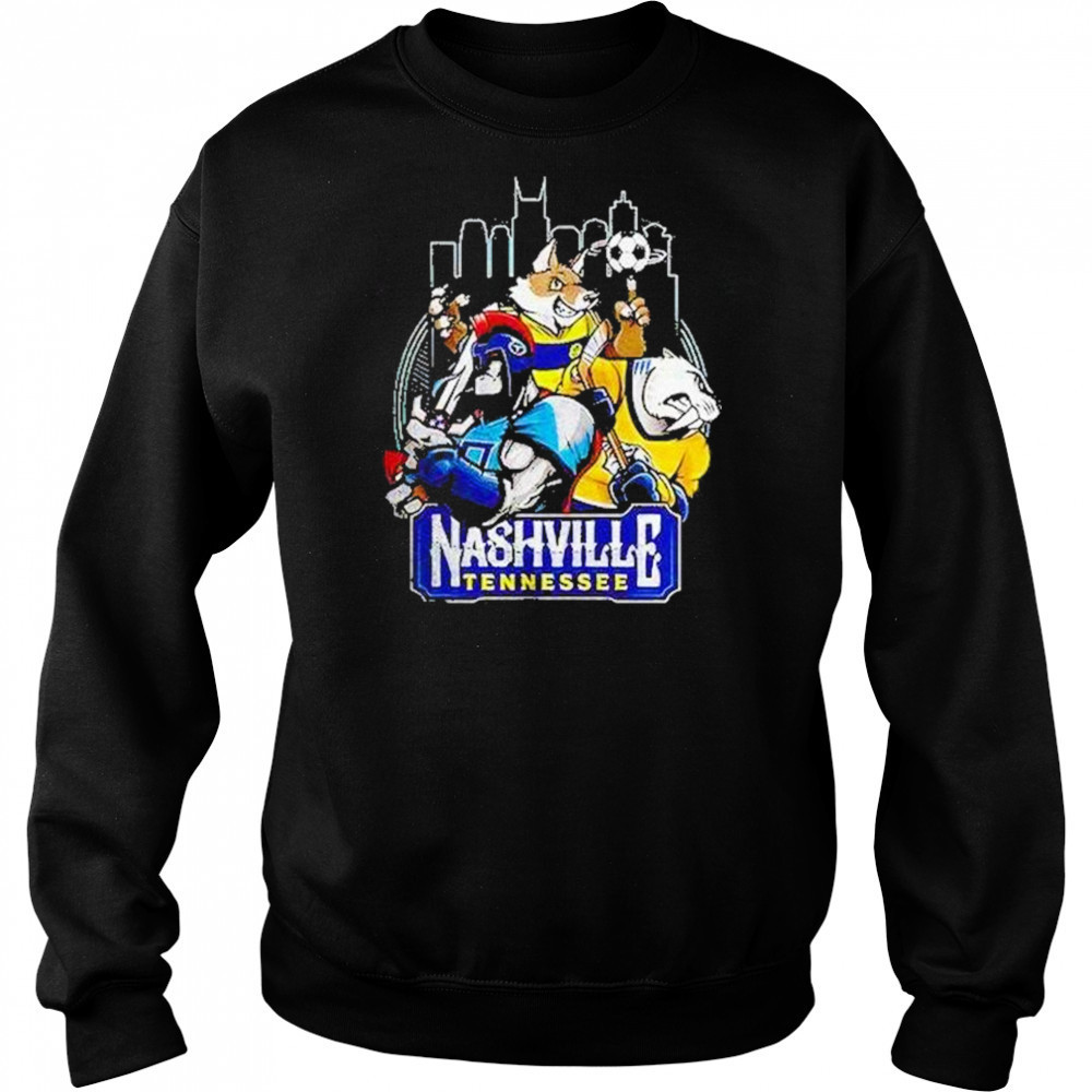 Nashville Tennessee Sports Team Mascot Shirt Sweatshirt