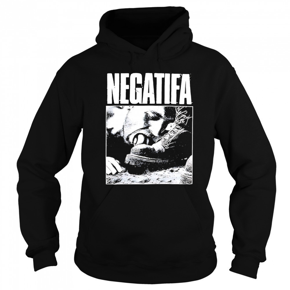 Negatifa licking shoe retro shirt Hoodie