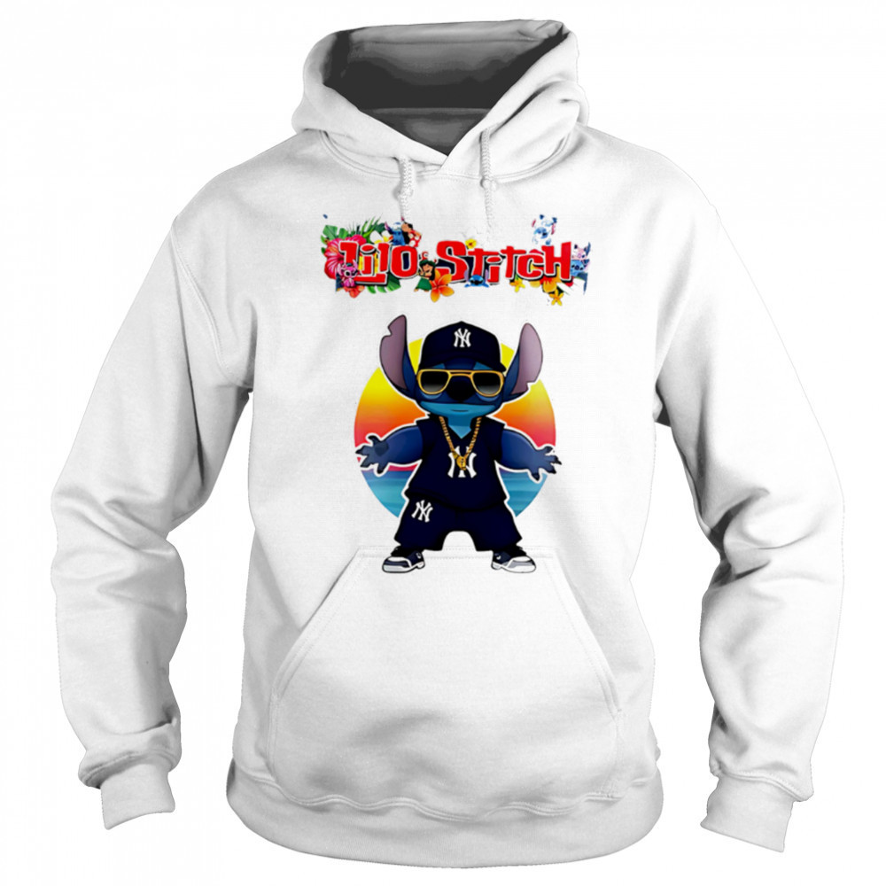 New York Yankees x Lilo and Stitch Baseball shirt Hoodie