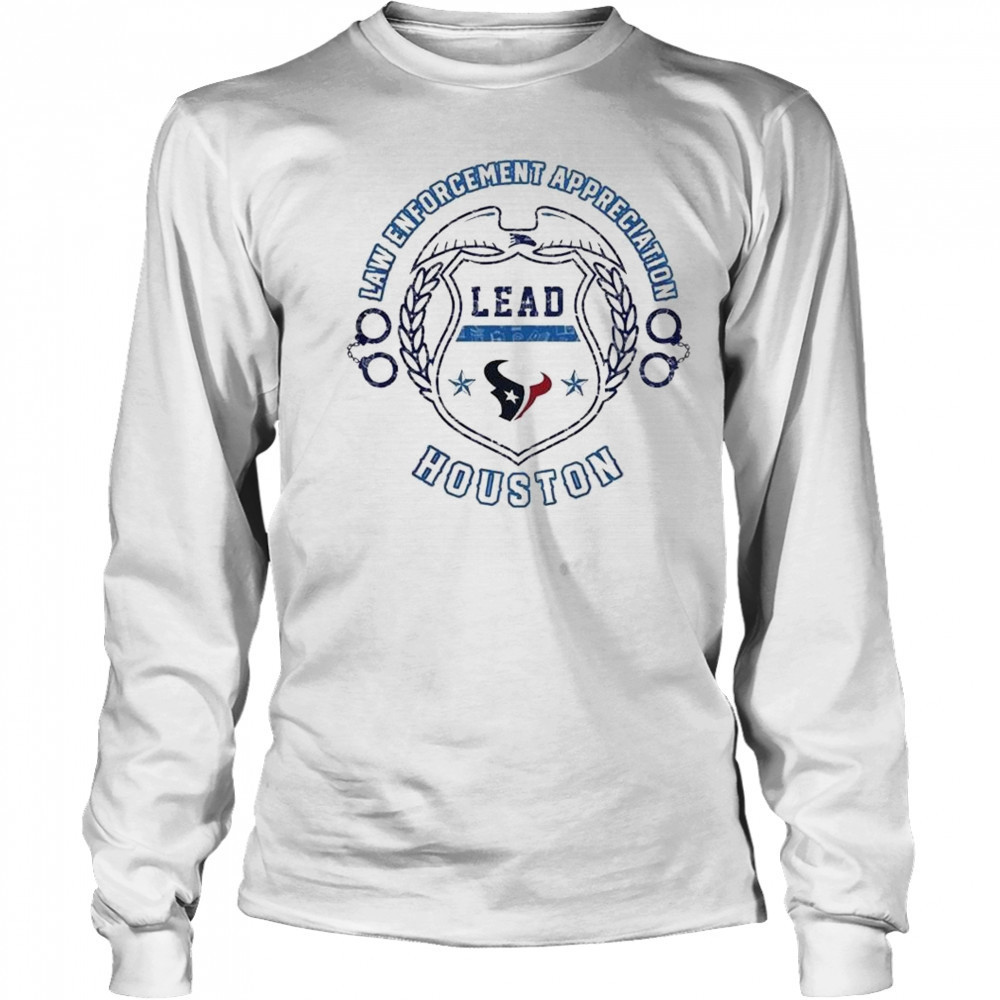 NFL Houston Texans Law Appreciation Month 2025 Shirt Long Sleeved