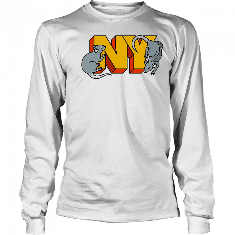 NY mouse shirt Long Sleeved