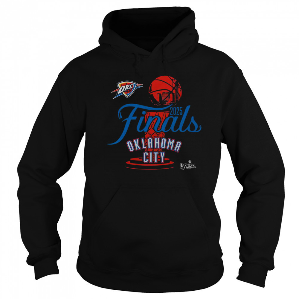 Oklahoma City Thunder Stadium Essentials 2025 NBA Finals Cruise T-Shirt Hoodie