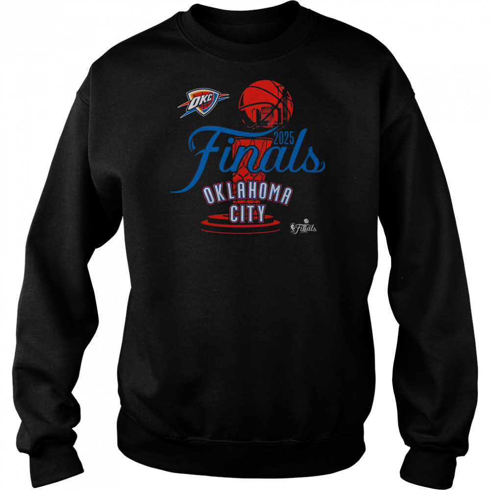 Oklahoma City Thunder Stadium Essentials 2025 NBA Finals Cruise T-Shirt Sweatshirt