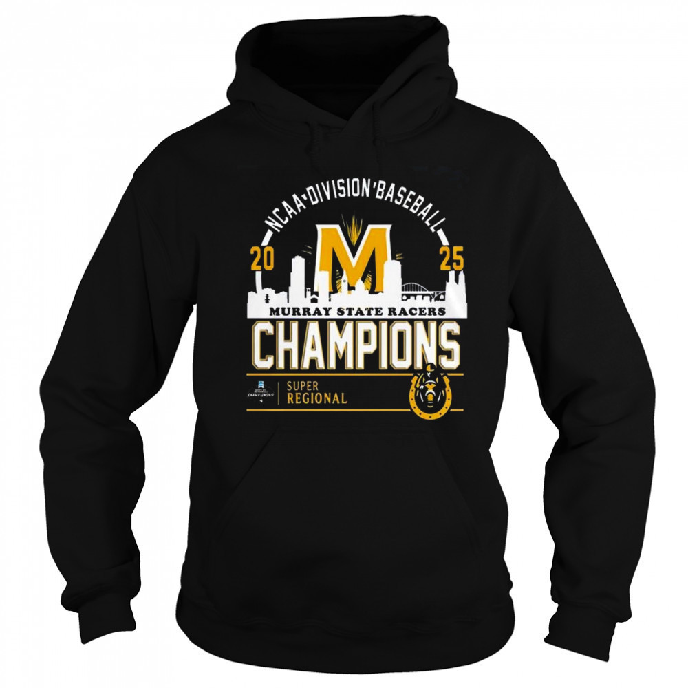 Omaha Murray State Baseball 2025 Super Regional Champions Skyline Shirt Hoodie