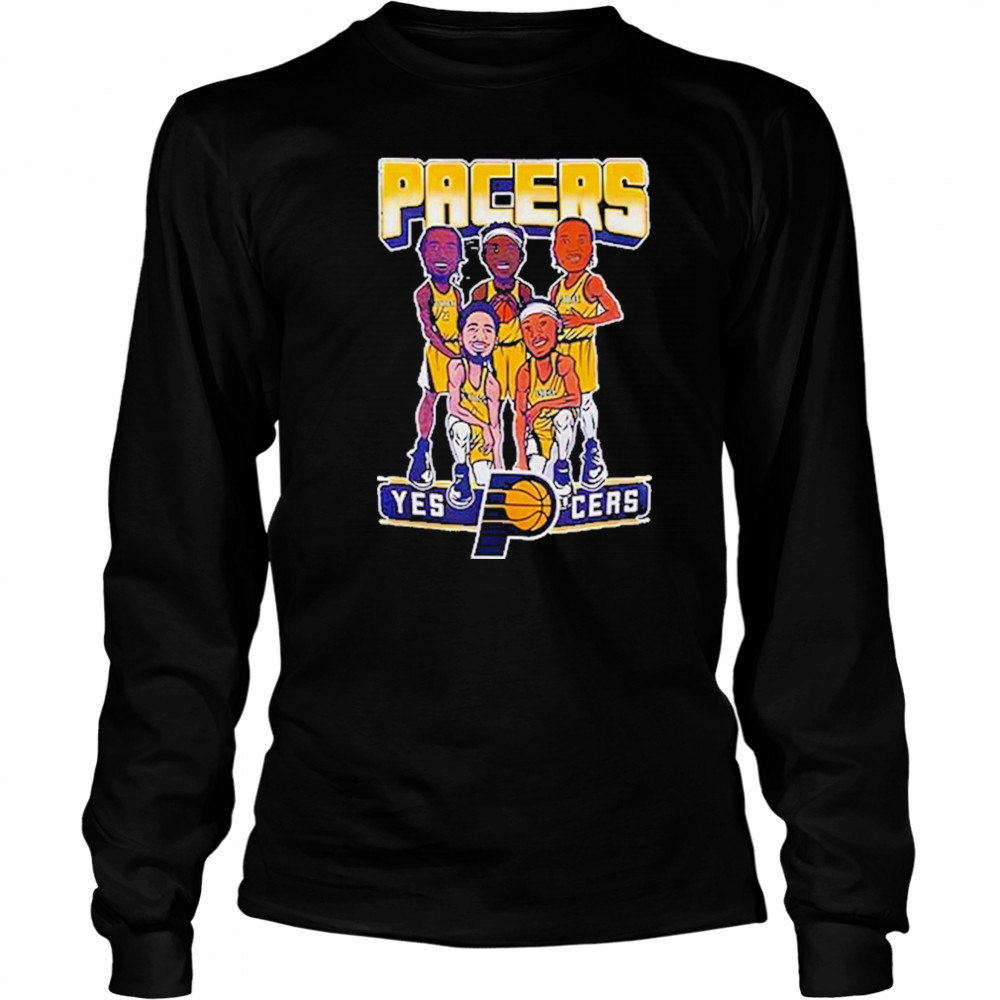 Pacers Yes Cers Playoffs 2025 T-Shirt Long Sleeved