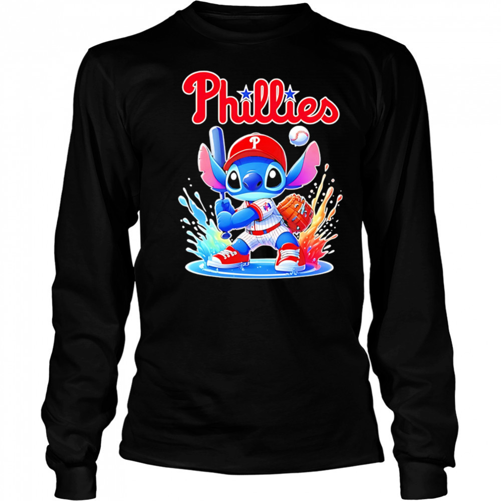 Philadelphia Phillies x Stitch player shirt Long Sleeved