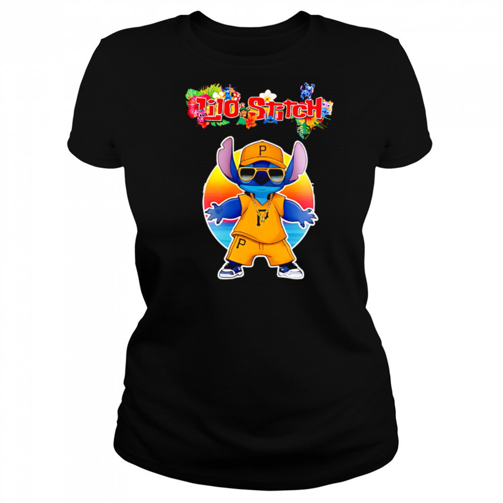 Pittsburgh Pirates x Lilo and Stitch Baseball shirt Women's T-shirt