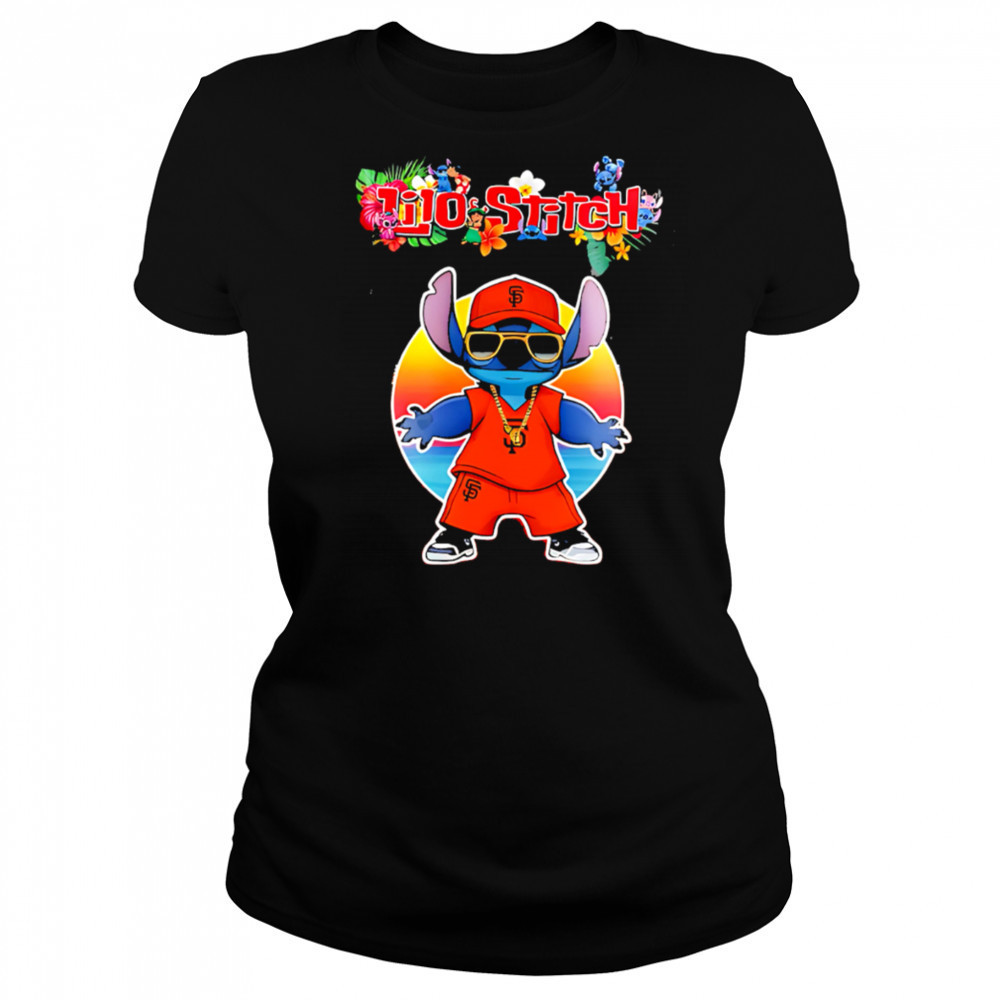 San Francisco Giants x Lilo and Stitch Baseball shirt Women's T-shirt