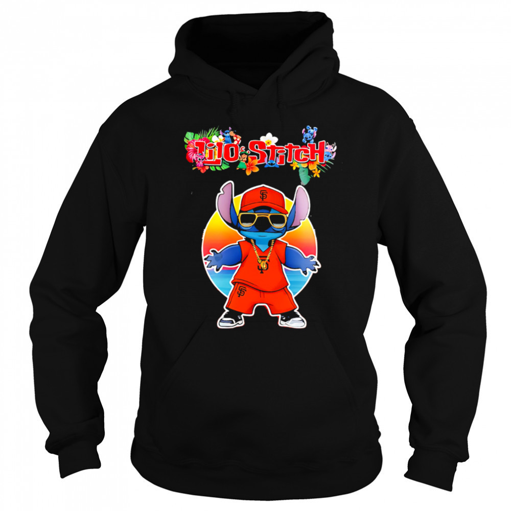 San Francisco Giants x Lilo and Stitch Baseball shirt Hoodie