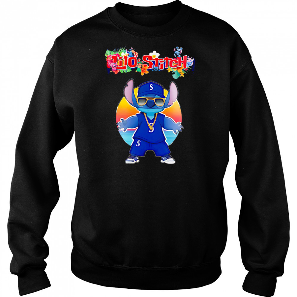 Seattle Mariners x Lilo and Stitch Baseball shirt Sweatshirt