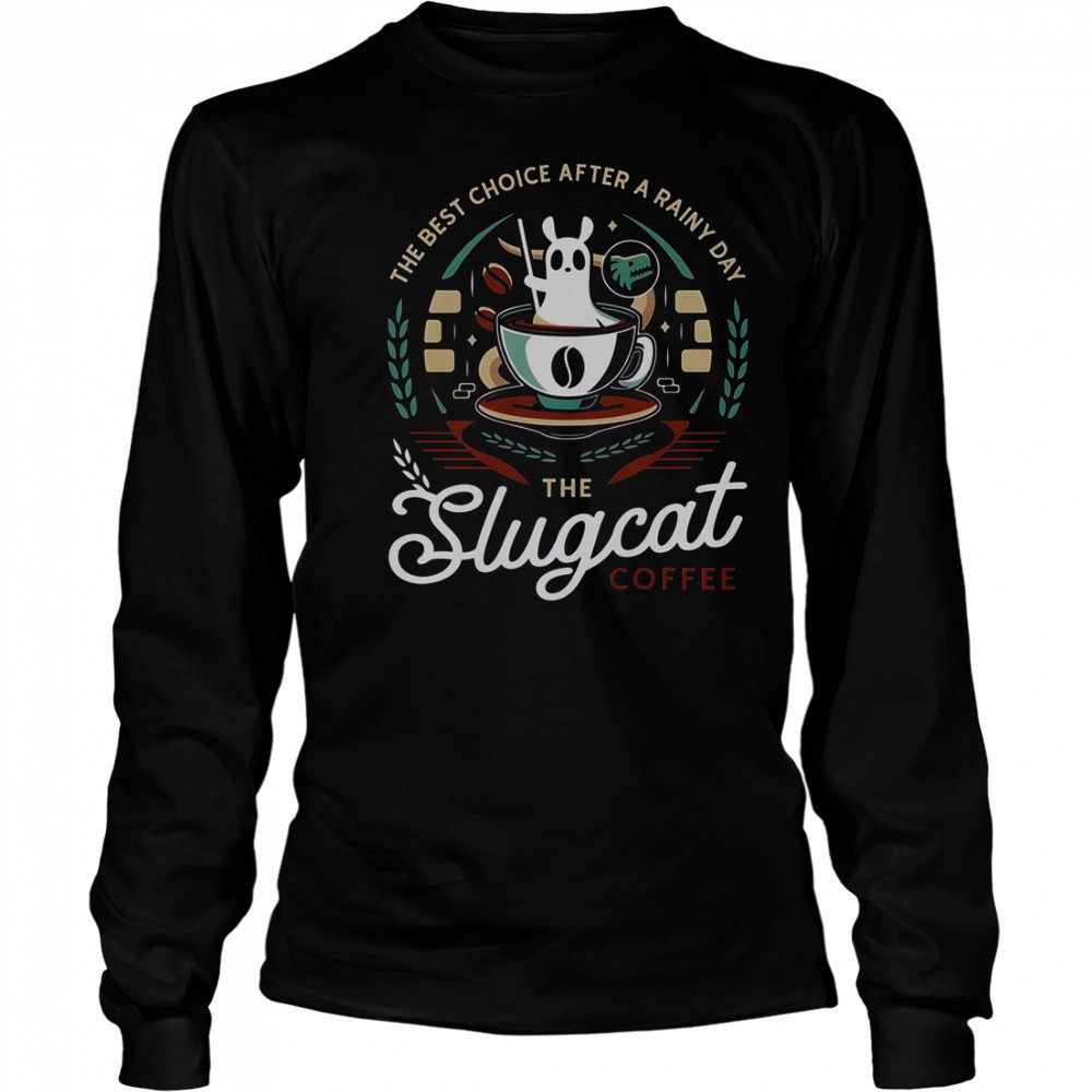 Slugcat Coffee Emblem T-Shirt Long Sleeved