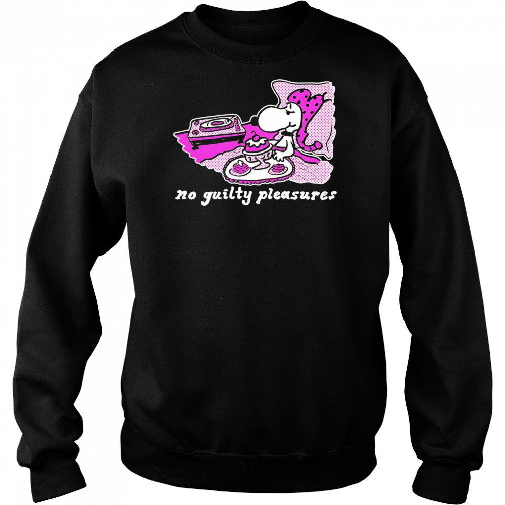 Snoopy guilty pleasures shirt Sweatshirt