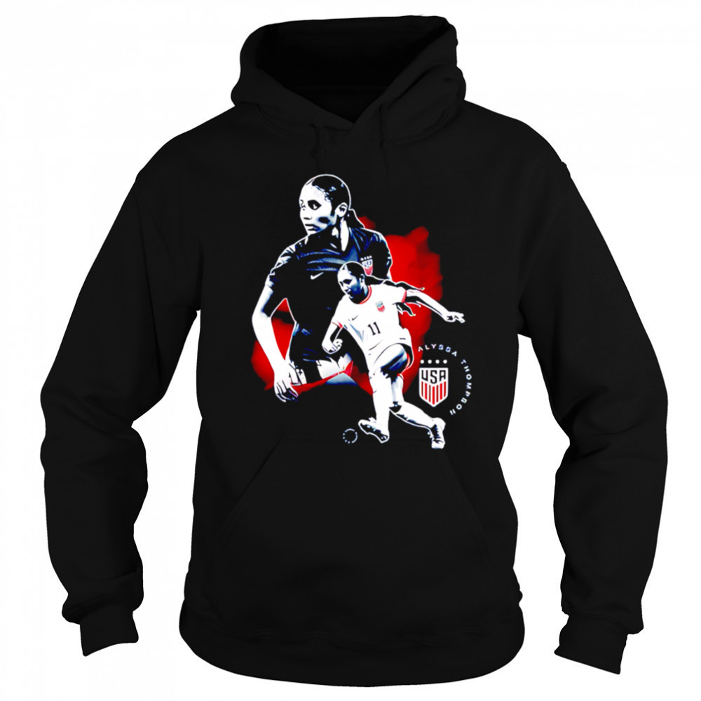 USWNT Alyssa Thompson Graphic shirt Hoodie
