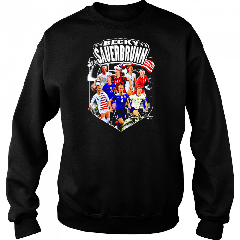 USWNT Becky Sauerbrunn Farewell Black shirt Sweatshirt