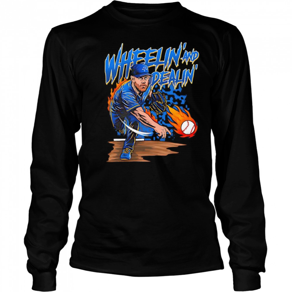 Wheelin and dealin baseball shirt Long Sleeved