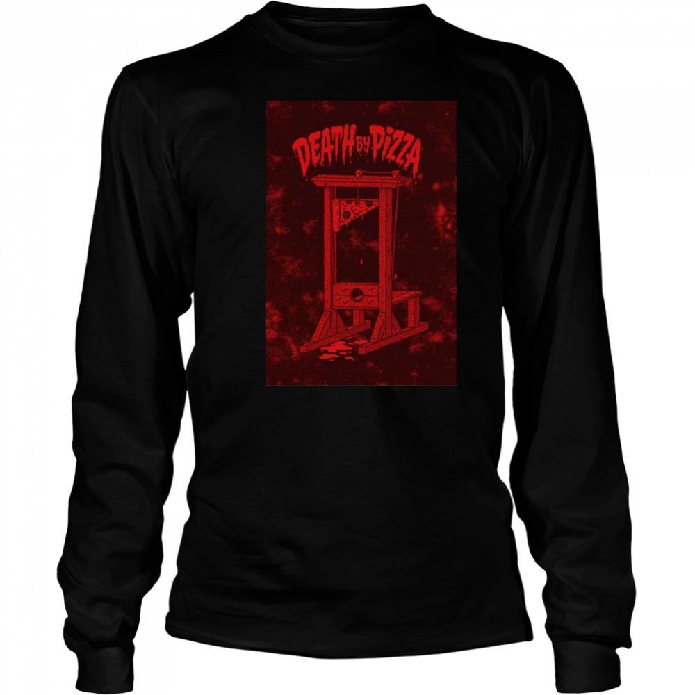 2025 Death By Pizza 2025 Poster Tour Shirt Long Sleeved