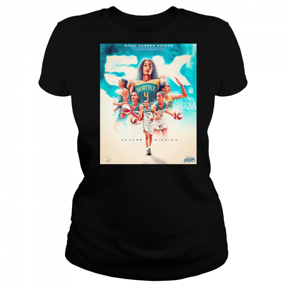 5000 career points Skylar Diggins shirt Women's T-shirt