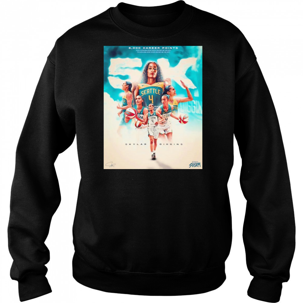 5000 career points Skylar Diggins shirt Sweatshirt
